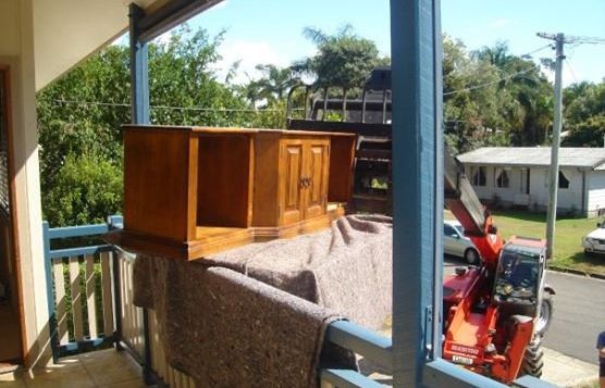 Can furniture be moved over balcony