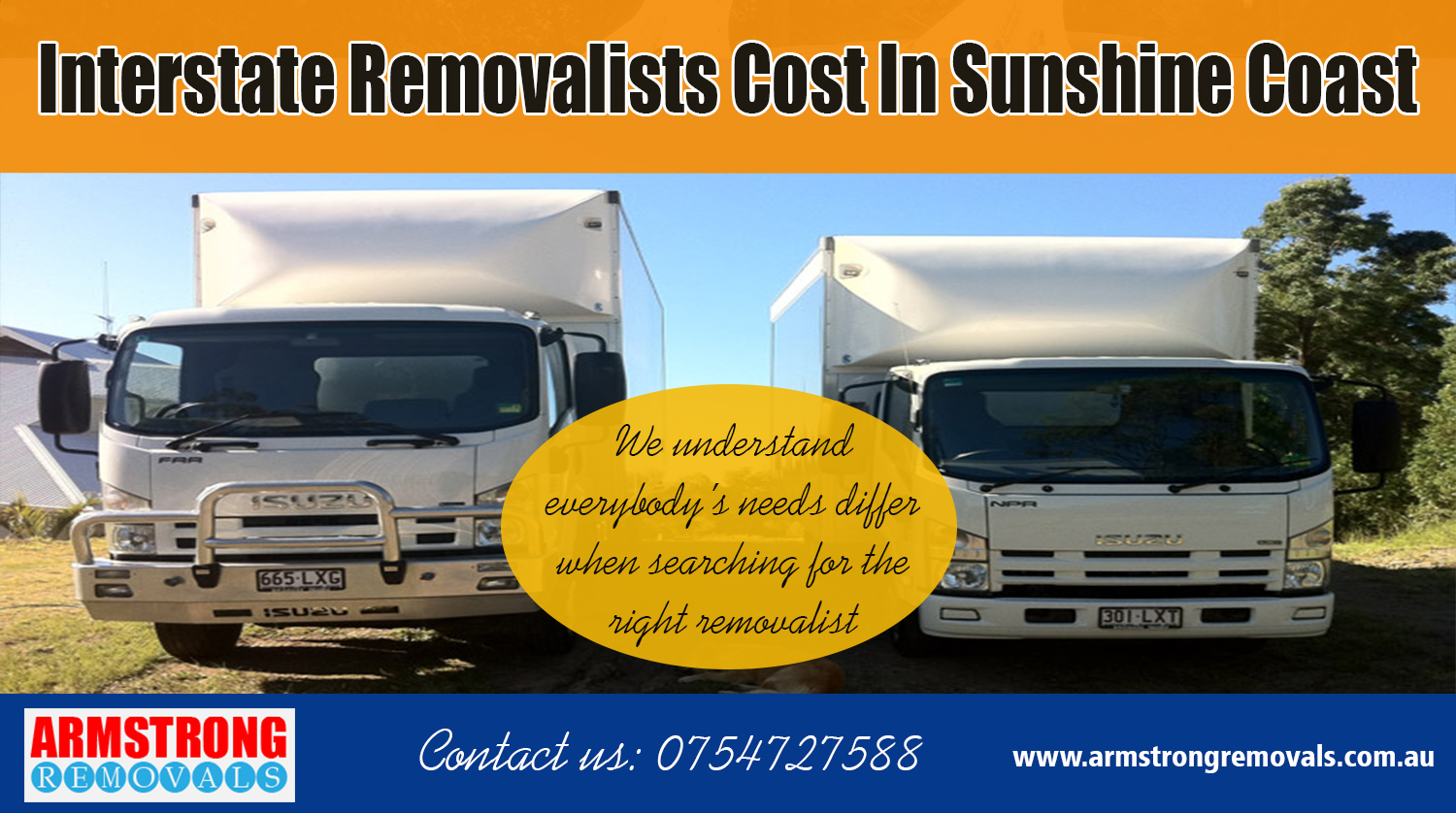 Interstate Removalists Cost In Sunshine Coast